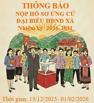 Thông báo về việc nộp hồ sơ ứng cử HĐND xã Phú Mỡ nhiệm kỳ 2026 - 2031.